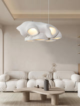 Thorne Curated Iron & Glass Chandelier – dimensional scale reference