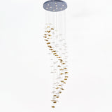 Tidal Stair Chandelier – Ambient Illumination in Luxury Interior Setting View 24