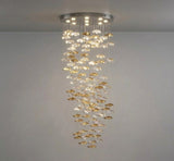 Tidal Stair Chandelier – Ambient Illumination in Luxury Interior Setting View 18