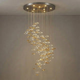 Tidal Stair Chandelier – Ambient Illumination in Luxury Interior Setting View 26