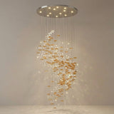 Tidal Stair Chandelier – Ambient Illumination in Luxury Interior Setting View 27