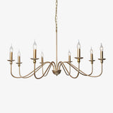 Timeless Gold Candle Curated Mouth-Blown Frosted – Mouth-Blown Frosted Glass Chandelier