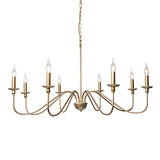 Timeless Gold Candle Curated Mouth-Blown Frosted – 6-lights: ∅ 36.2 x H 18.9 finish configuration #1