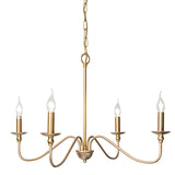 Timeless Gold Candle Curated Mouth-Blown Frosted – illuminated warm ambiance setting #1