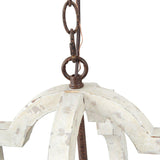 Timeless Curated Iron & Glass Chandelier – structural canopy joint detail