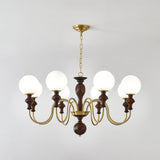 Modern Globe Chandelier – Ambient Illumination in Luxury Interior Setting View 10