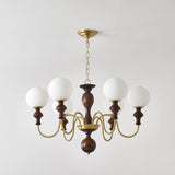 Modern Globe Chandelier – Ambient Illumination in Luxury Interior Setting View 11
