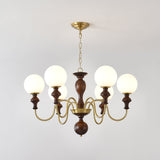 Modern Globe Chandelier – Ambient Illumination in Luxury Interior Setting View 3