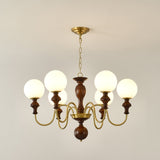 Modern Globe Chandelier – Ambient Illumination in Luxury Interior Setting View 13
