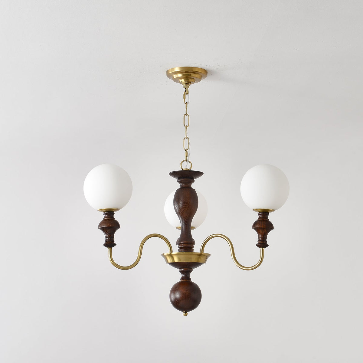 Modern Globe Chandelier – Ambient Illumination in Luxury Interior Setting View 15