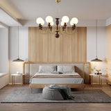 Modern Globe Chandelier – Ambient Illumination in Luxury Interior Setting View 6