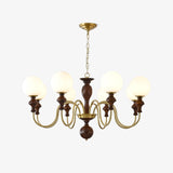 Modern Globe Chandelier – Handcrafted Architectural Luxury Lighting Fixture