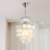 Tirenza Shell Curated Iron & Glass Chandelier – Dia 20cm x H 31cm  ∅ 8.6 x H 12.2 finish configuration