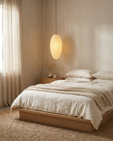 Tomoe Paper Curated Washi Paper Pendant Light – architectural ceiling profile