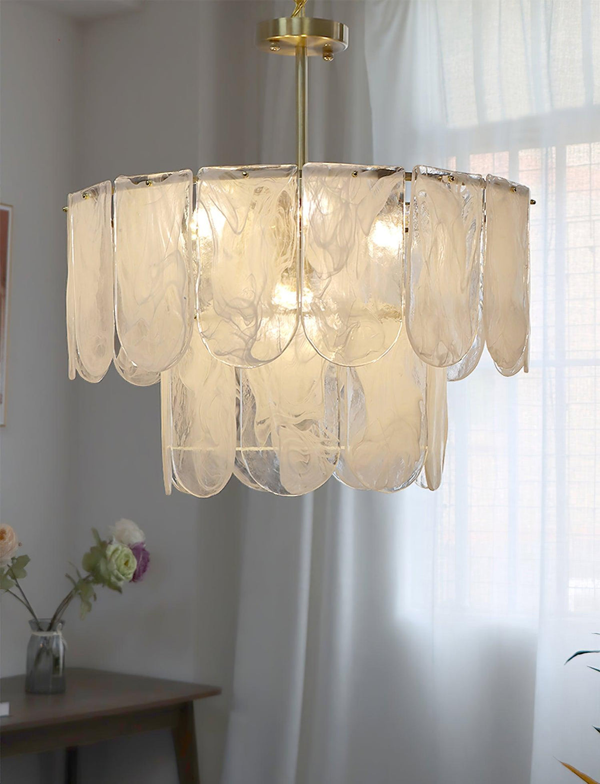 Traditional Classic Metal Chandelier – Ambient Illumination in Luxury Interior Setting View 10