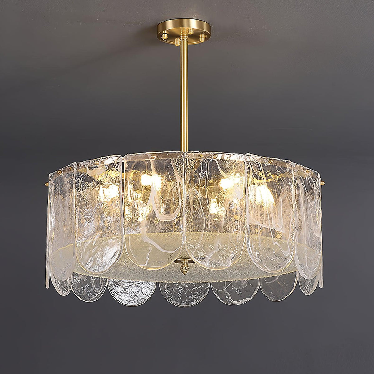 Traditional Classic Metal Chandelier – Ambient Illumination in Luxury Interior Setting View 12