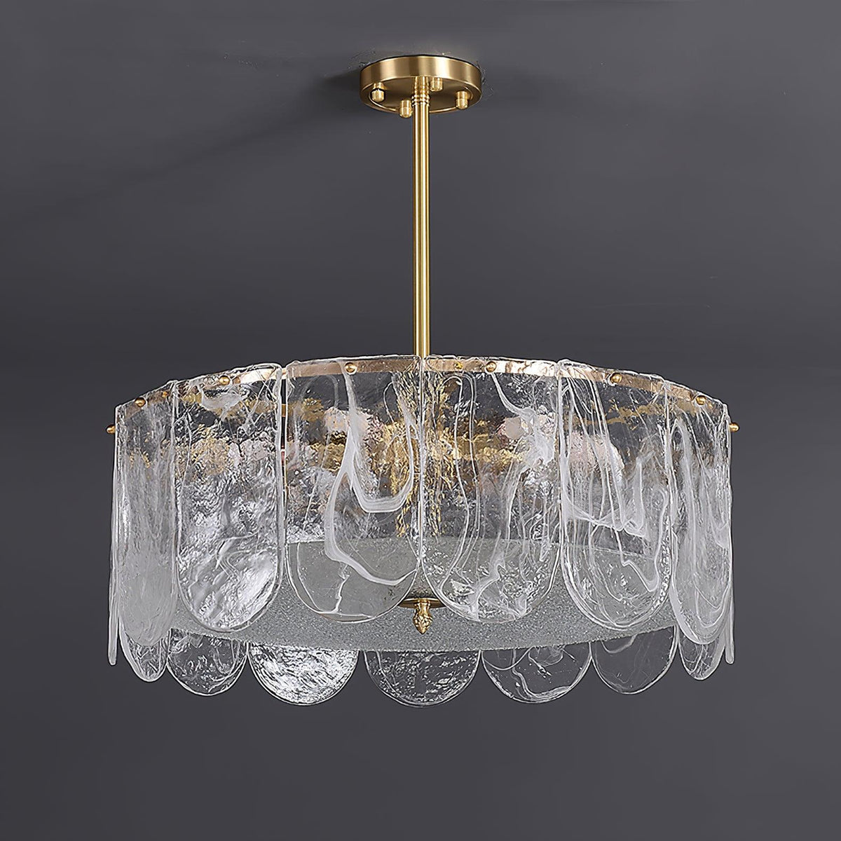 Traditional Classic Metal Chandelier – Ambient Illumination in Luxury Interior Setting View 13