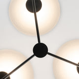 Trezzero Curated Optical Acrylic Chandelier – illuminated warm ambiance setting