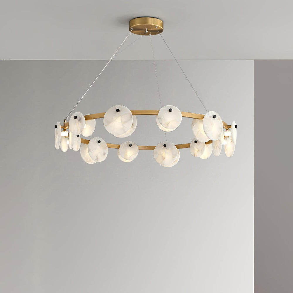 Trinidad Alabaster Curated Alabaster Chandelier