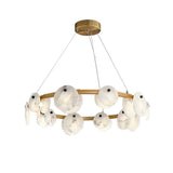 Trinidad Alabaster Curated Alabaster Chandelier – dimensional scale reference #1
