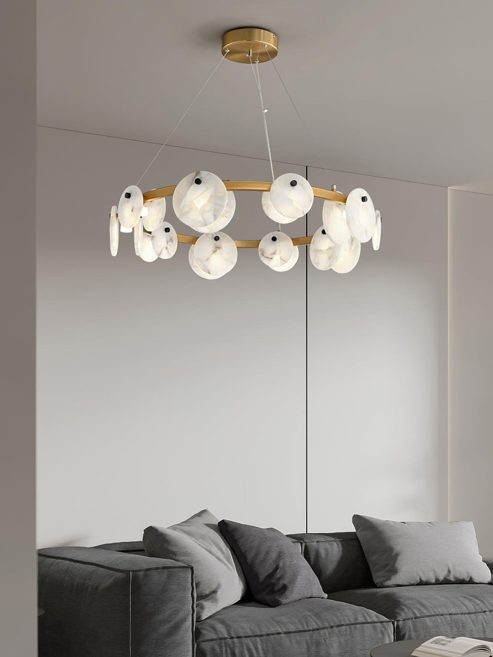 Trinidad Alabaster Curated Alabaster Chandelier