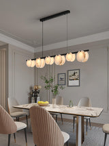 Trinidad Dining Room Alabaster Curated Alabaster – unlit natural material contrast