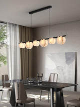 Trinidad Dining Room Alabaster Curated Alabaster – full fixture elevation view