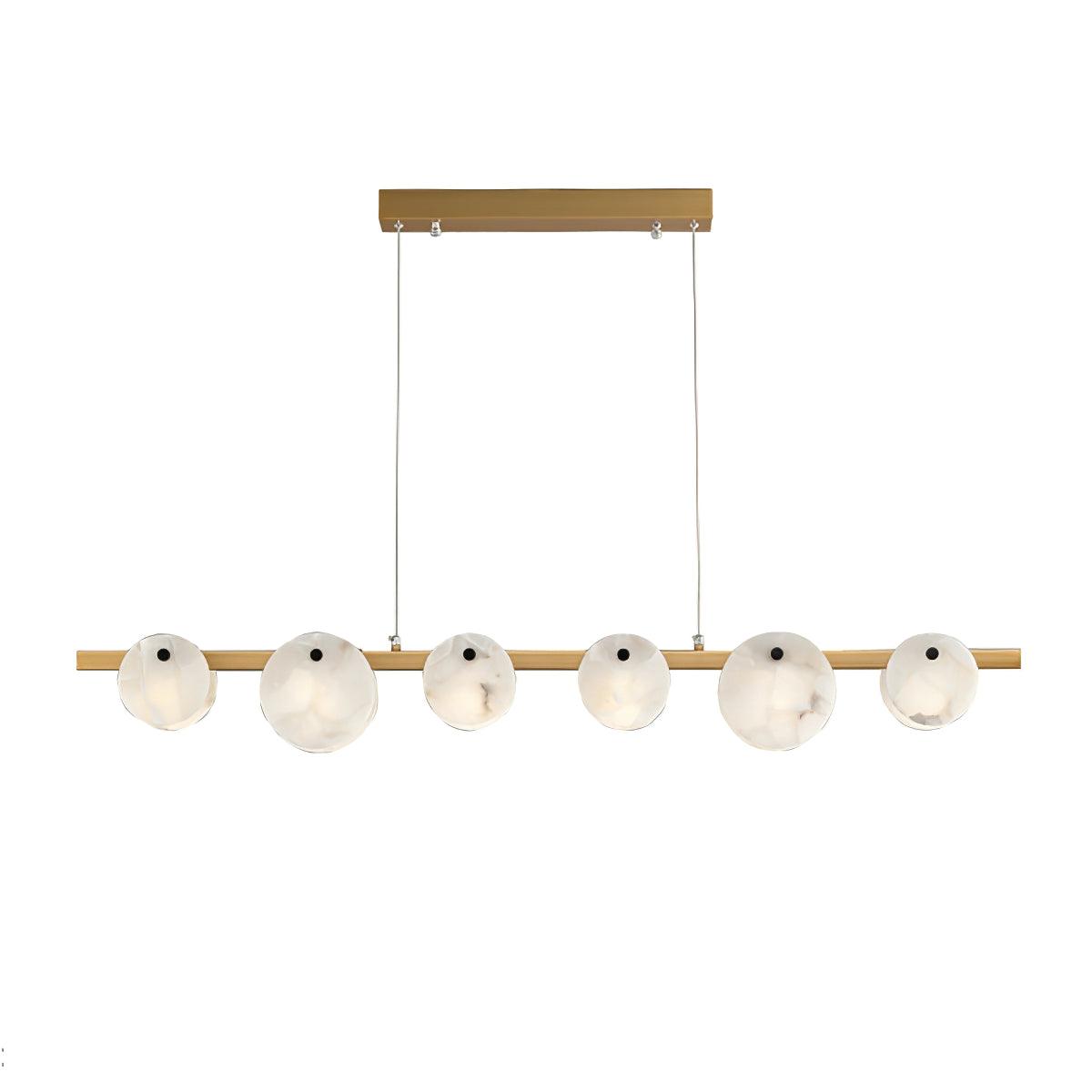 Trinidad Dining Room Alabaster Curated Alabaster – dimensional scale reference #1