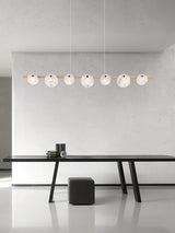 Trinidad Dining Room Alabaster Curated Alabaster – illuminated warm ambiance setting