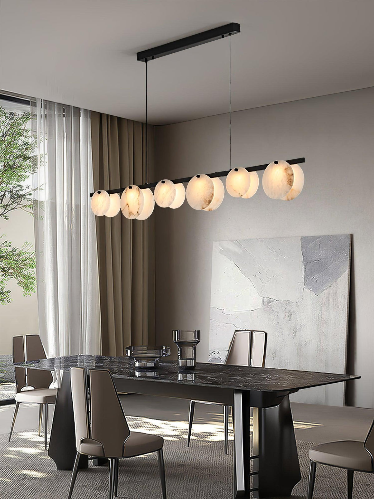 Trinidad Dining Room Alabaster Curated Alabaster – structural canopy joint detail