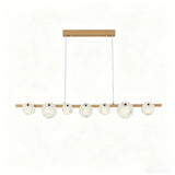 Spanish Alabaster Chandelier View 24 | Natural Spanish Alabaster Trinidad Linear Disc Chandelier | Modern Luxury Lighting | JINSHE | JINSHE