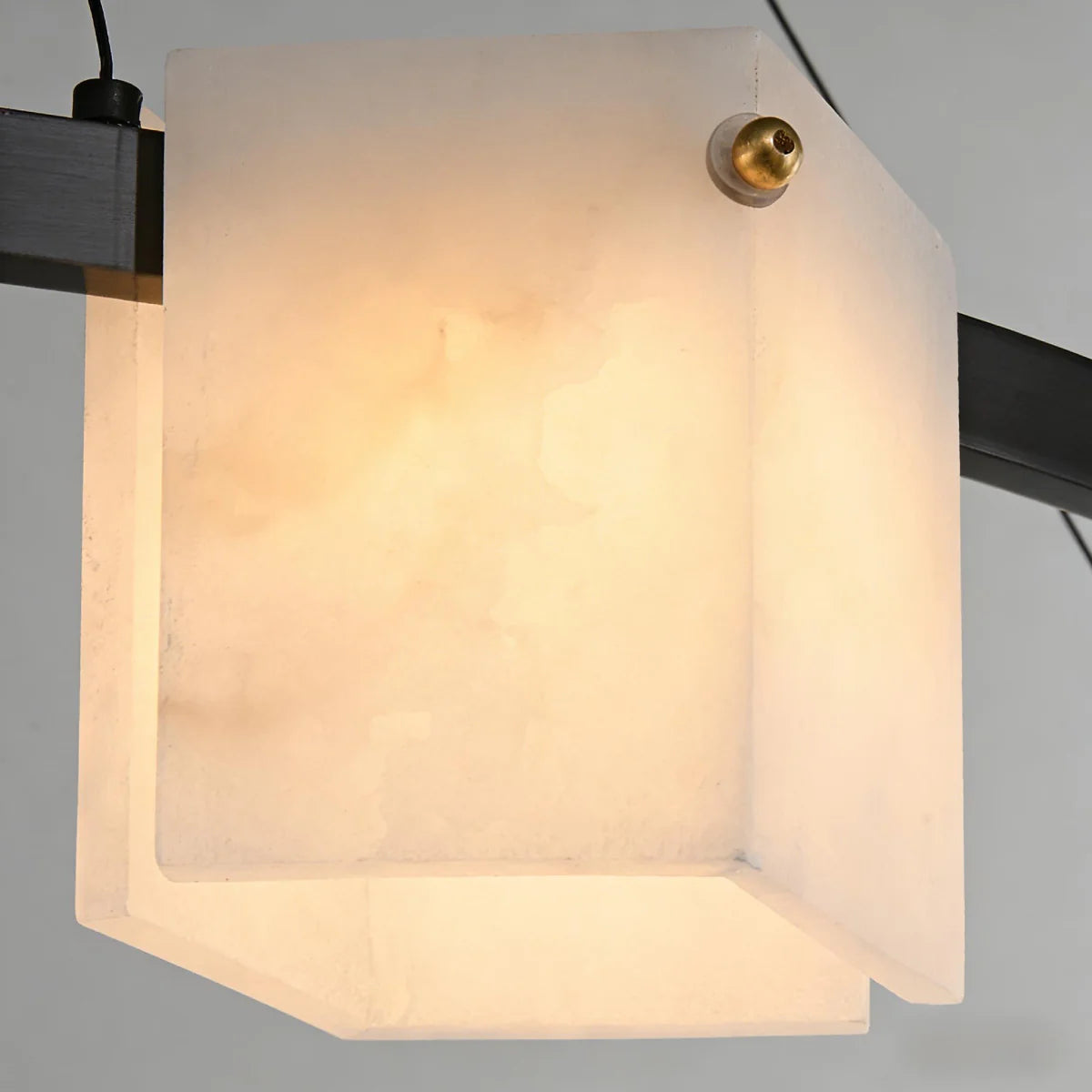 Spanish Alabaster Chandelier View 11 | Natural Spanish Alabaster Trinidad Rhombus Chandelier | Modern Luxury Lighting | JINSHE | JINSHE