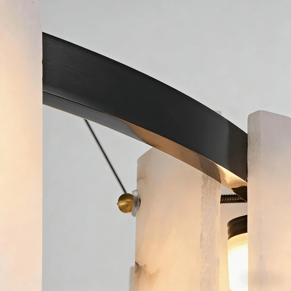 Spanish Alabaster Chandelier View 14 | Natural Spanish Alabaster Trinidad Rhombus Chandelier | Modern Luxury Lighting | JINSHE | JINSHE