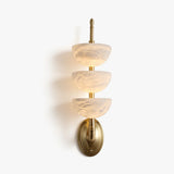 JINSHE All copper three-layer Spanish alabaster wall lamp Wall Lamp - main product view