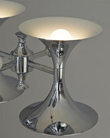 Tromelle Curated Solid Brass Chandelier – spatial dining room perspective
