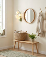 Tulivelle Curated Optical Acrylic Wall Sconce – handcrafted surface texture
