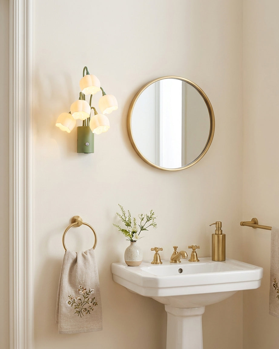 Tulivelle Curated Optical Acrylic Wall Sconce – unlit natural material contrast