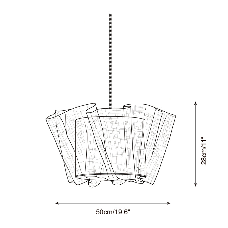 Tullora Curated Iron & Glass Pendant Light – illuminated warm ambiance setting