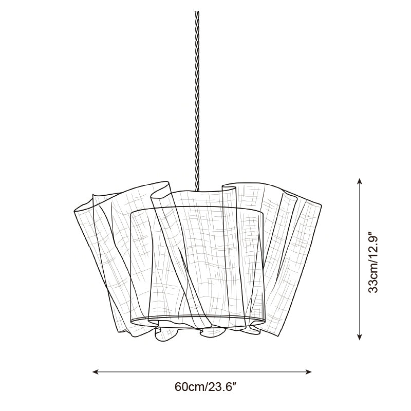 Tullora Curated Iron & Glass Pendant Light – architectural ceiling profile