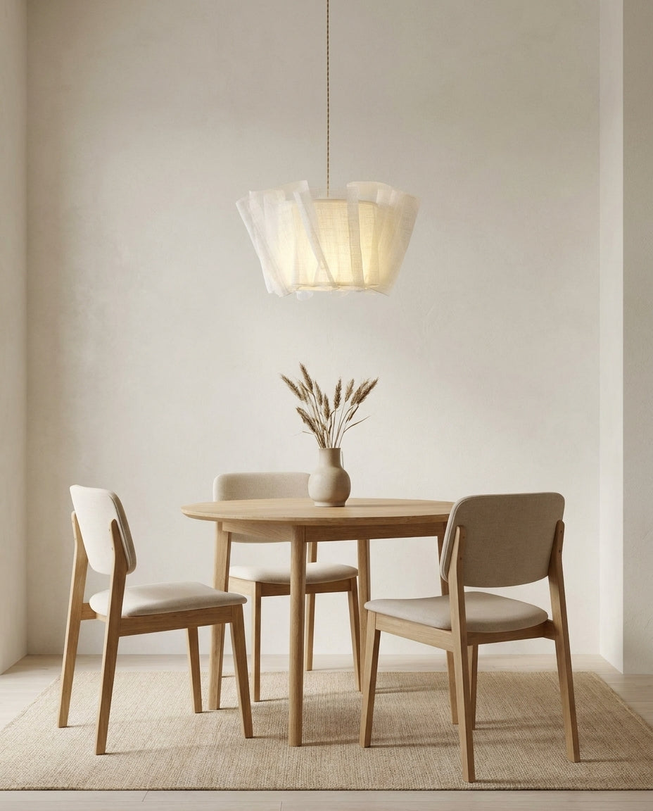 Iron & Glass craftsmanship detail on Tullora Curated Iron & Glass Pendant Light