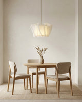 Iron & Glass craftsmanship detail on Tullora Curated Iron & Glass Pendant Light