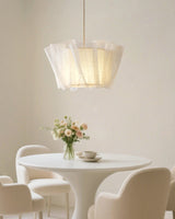 Tullora Curated Iron & Glass Pendant Light – dimensional scale reference
