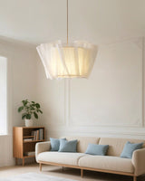 Tullora Curated Iron & Glass Pendant Light – structural canopy joint detail
