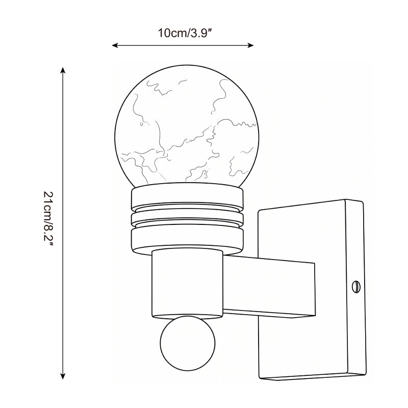 Tupelo Alabaster Curated Alabaster Wall Sconce
