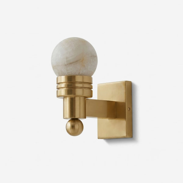 Tupelo Alabaster Curated Alabaster Wall Sconce