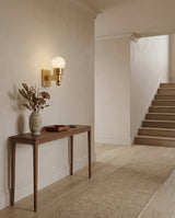 Tupelo Alabaster Curated Alabaster Wall Sconce – spatial dining room perspective