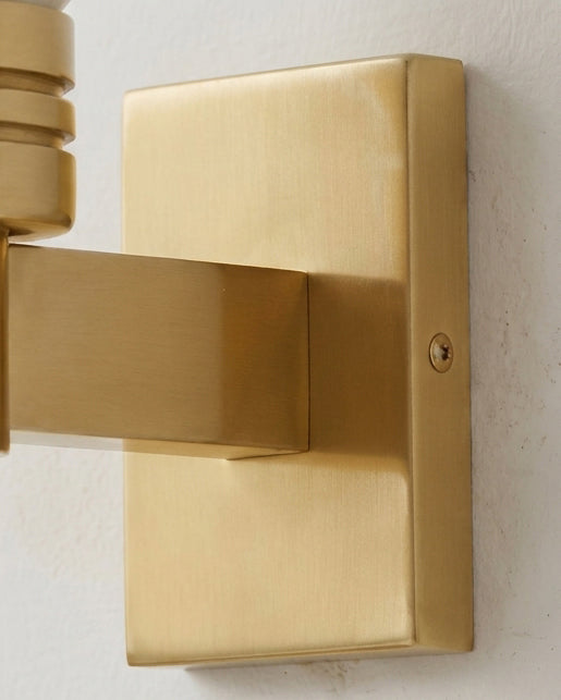 Tupelo Alabaster Curated Alabaster Wall Sconce – side angled contour profile