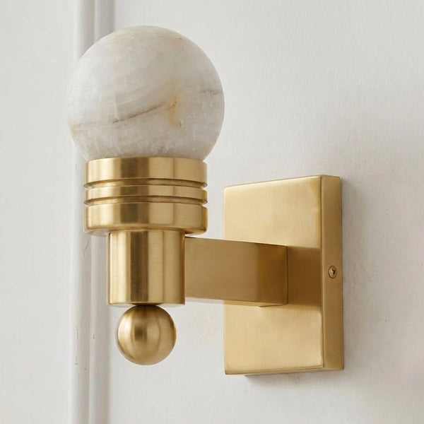 Tupelo Alabaster Curated Alabaster Wall Sconce
