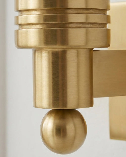 Tupelo Alabaster Curated Alabaster Wall Sconce – macro detail view #1