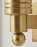 Tupelo Alabaster Curated Alabaster Wall Sconce – macro detail view #1